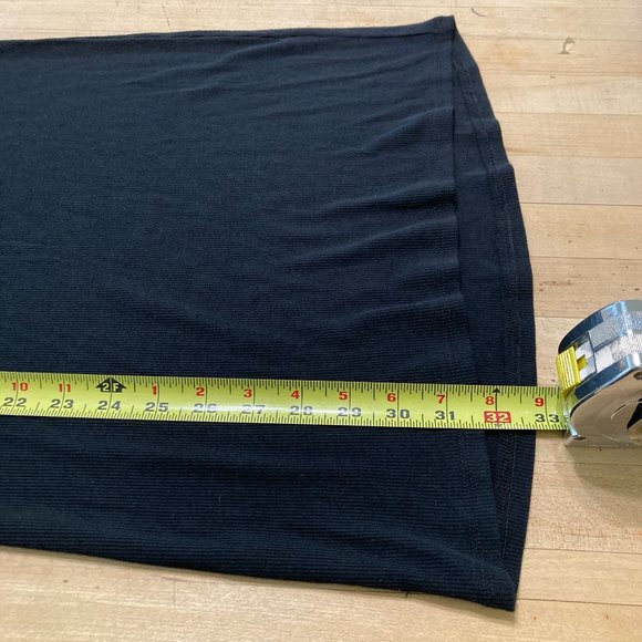 NWT Skarlett Blue Size Large Black Pima Cotton Knit Daydream Mini Tee Slip Dress - Picture 8 of 8